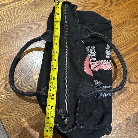 Juicy Couture Black Canvas Tote Bag - Great Condition - Picture 6 of 11